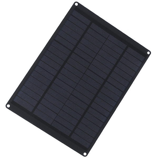 18V 5.5W Bærbart Polykrystallinsk Silicium USB Solcellepanel til Udendørs Opladning