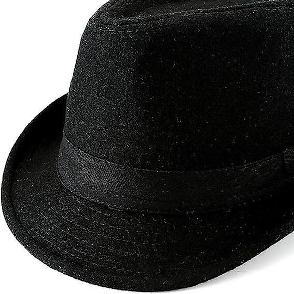 Stilig unisex Trilby-hatt - perfekt for solbeskyttelse og jazzentusiaster