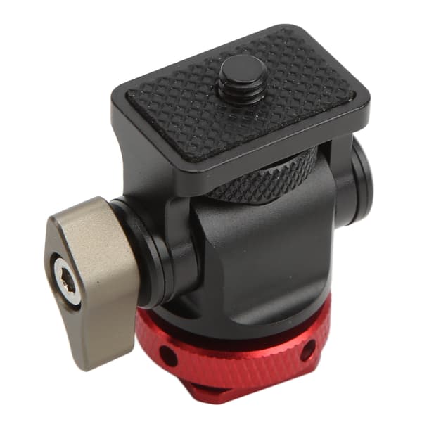Mini Tripod Kuglehoved Cold Shoe Adapter til Montering af Kamera Monitor Flash LED Fyldlys