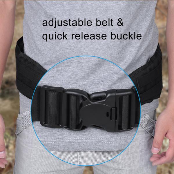Nylon Lätt Military Battle Combat Duty Midja vadderad bälte för Molle System