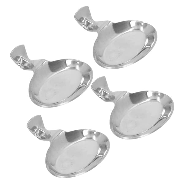 Spisepinde Skeholder Forhindrer Skrid Rustfrit Stål Sovseskål Gaffel Knivholder til Hjemmefest Restaurant 4 stk.
