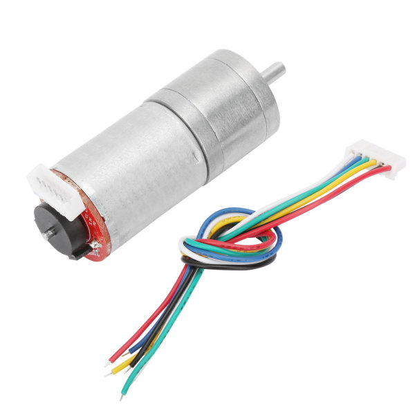 DC 12V Encoder Gear Motor Reduktionsmotor til Robot Fjernbetjening Bil DIY Motor Legetøj -1 stk (hastighed 20) (speed 20)