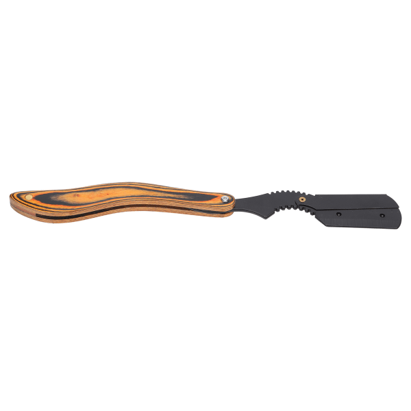 Gammaldags rakkniv för män hopfällbar manuell rakkniv med trähandtag skäggrakapparat
