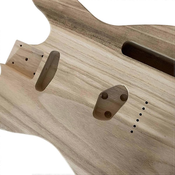 Gitarrkropp Lönntopp DIY Elgitarr Ersättningsdelar