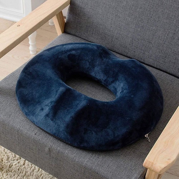 Donut Sittdyna, Ortopedisk Kudde för Hemorrojder, Ergonomisk Anti-Decubitus Kudde, för Stol Kontor Bil Rullstol, 44cm x 41cm