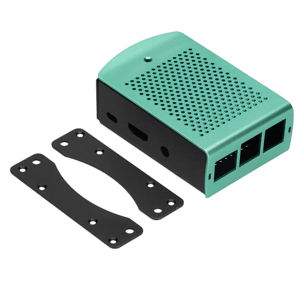 Varmeavledende kabinett i aluminiumslegering med vifte for Raspberry Pi 2 3 B B+
