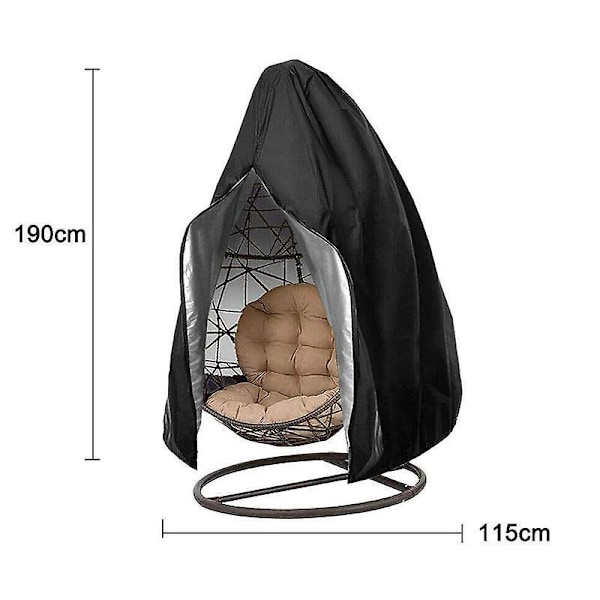 Hållbar Vattentät Patio Egg Chair Skydd