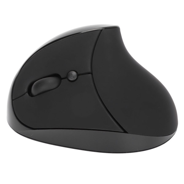Vasenkätinen pystyhiiri 2.4G langaton pystysuuntainen ergonominen hiiri ladattava hiiri USB sovittimella säädettävä DPI PC:lle musta