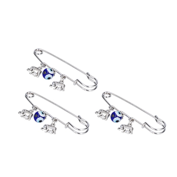 10 stk. broche mod negativitet, bringer held og lykke, smuk farve, bredt anvendelsesområde, passer til broche