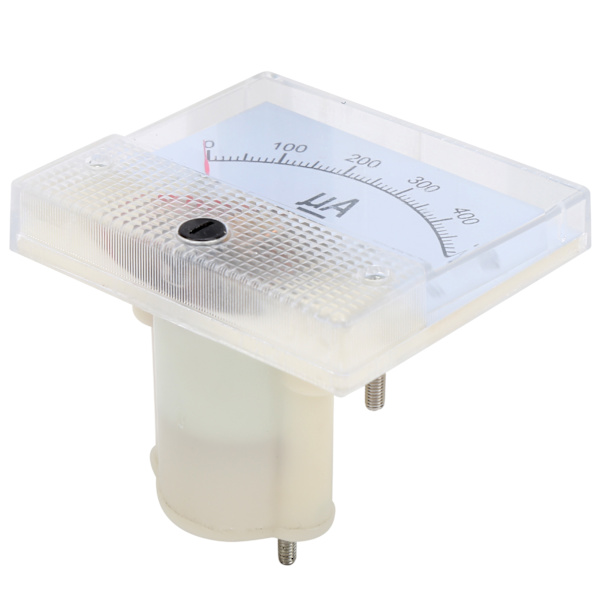 85C1 DC 0~500UA ABS Pointer Amperemeter Ampere Meter Panel Høj Nøjagtighed Strømmåler