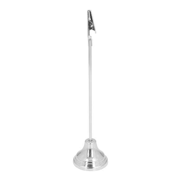 Bordnummerholder Solid Slitesterk Sterke Klips Galvaniseringsprosess Stabil Plasskortholder for Fest Bryllup Kontor Sølv