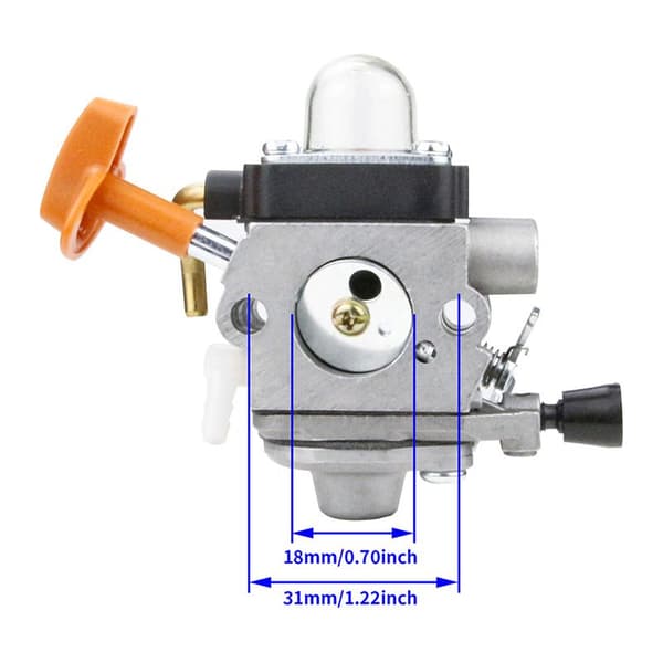 Kaasutin Stihl FS87-130, HL95, HT100, KM90 - Sytytystulpalla ja suodattimilla