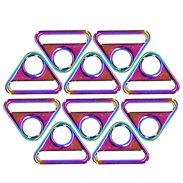10 st justerbara spännen 38 mm justerbar zinklegering multifunktionell lätt bärbar bagagetillbehör sju färger