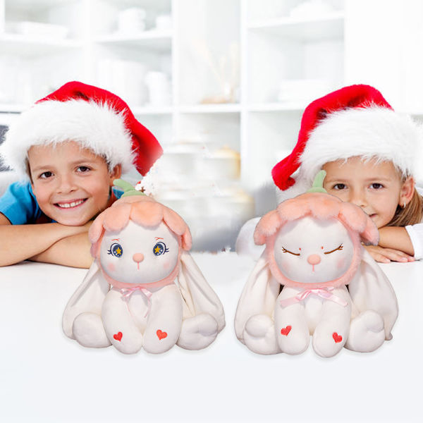 Plysj leker Petal Rabbit utstoppet fluffy dukke søt myk dukke feriegaver for barn voksne