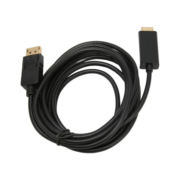 DisplayPort till HD Multimedia Interface-kabel 4K Fördröjningsfri Envägs videoadapterkabel för PC Laptop TV 9,8 fot