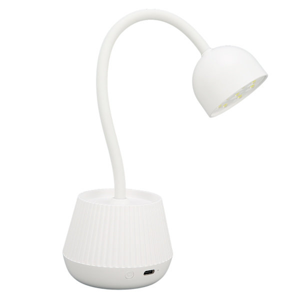 24W Nagelgelhärdningslampa 365nm 405nm Justerbar svanhals 8st Light Chips 360° Torkande Nagellacksgeltork