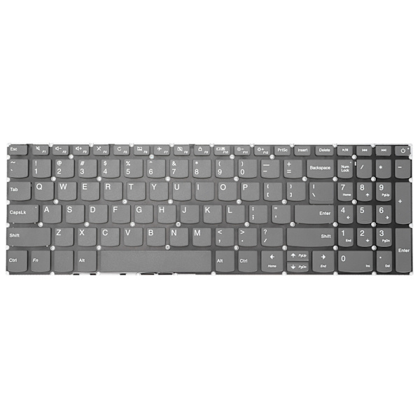 Utskiftbart tastatur - Holdbart og praktisk - Erstatningstastatur for Lenovo 320S‑15ABR/320‑15/15IKB/15AST/15IAP/520‑15IKB - Svart