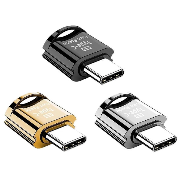 USB C Micro-kortläsare, TF-kort/Minneskortläsaradapter