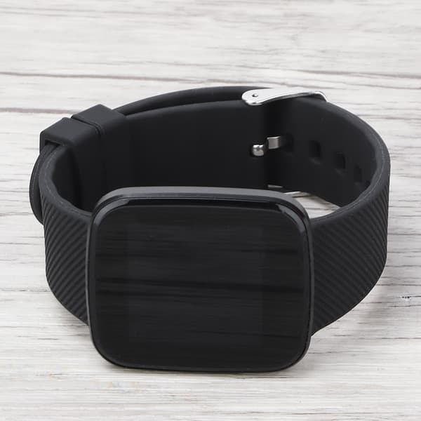 Touch Screen Søvn Pulsmåling Sportsur Fitness Tracker Smart Armbånd (Sort)