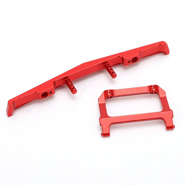 RC Front Bumper Aluminium Alloy Connector for AXIAL SCX24 C10 1/24 RC Car Upgrades PartsRed