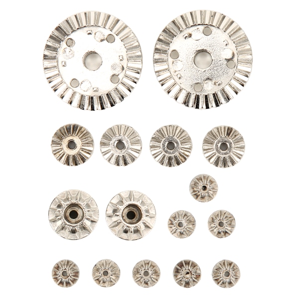 16st Upgrade Metal Gear Differential Driving Gears For Wltoys 144001 1/14 RC BiltillbehörSilver 1153