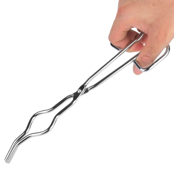 Digeltang i rustfritt stål, begerholder med flyklasse-nagle (250 mm/9,84 tommer)