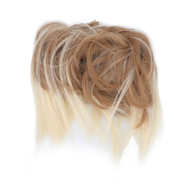 Sjuskete bolle hårstykke Tousled Updo Extensions Bølget Wrap Ponytail Hårstykker for kvinner jenterQ17-22H613#