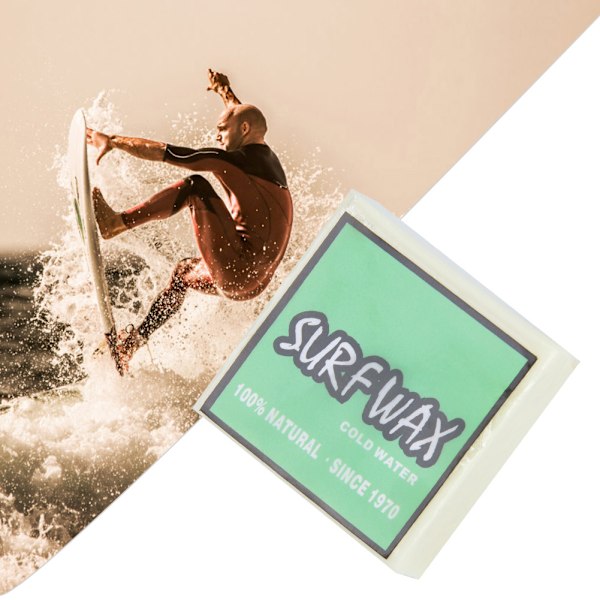 Högkvalitativ antislip surfvax Surfboard Skimboard Skateboardvaxer (grön)