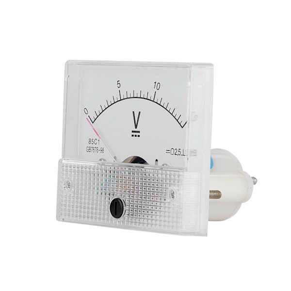 DC 0-15V DC Analog 85C1 Strøm Voltmeter Spenning 2.5 Nøyaktighet Spenning Analog Voltmeter Panel