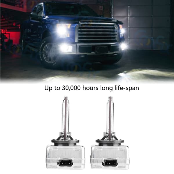 2 stk D1S 6000K 35W Bil Xenon Lampe Erstatningspærer til Hovedlys