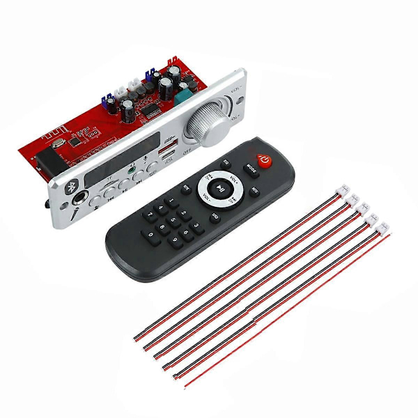Bluetooth MP3 WAV Decoder Board 80W Forstærker Håndfri Bil Audio Mikrofon