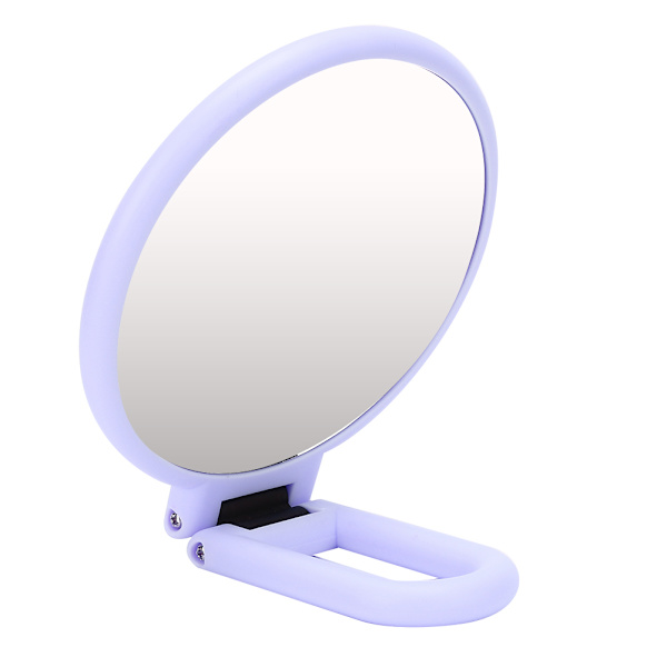 5X Förstorande Vikbar Justerbar Sminkspegel Rese Bärbar Makeup Mirror Purple
