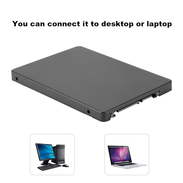 NGFF SSD Solid State Drive til SATA3 Riser Adapter Converter Card Black