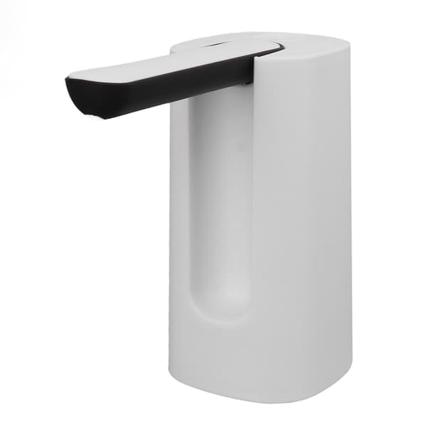 Vattenflaskpumpdispenser Vikbar Autosensor Högeffektivt Filtreringssystem Automatisk Dricksvattendispenser för Hem Utomhus Kontor Vit