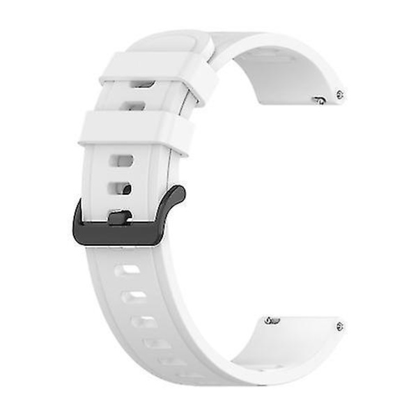 Xiaomi Active Watch S1 - Ensfarget silikonrem i hvitt