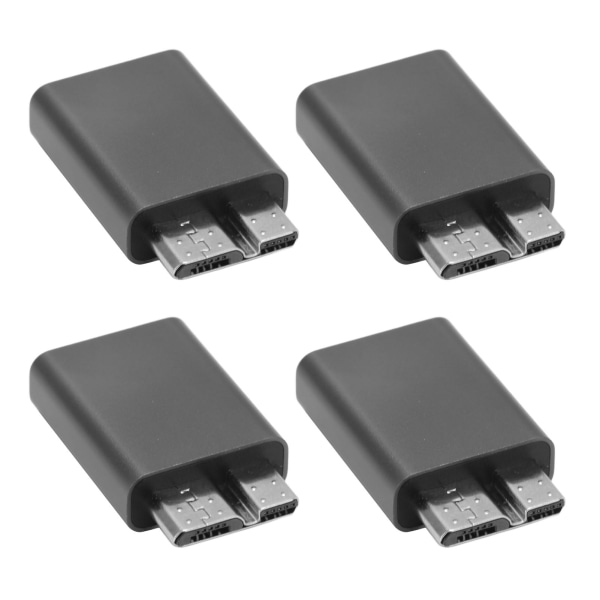 4PCS Typ C hona till MicroB hane-adapter 5 Gbps 5V/3A 15W USB C till Micro B-adapter för hårddiskkabel stöder laddning