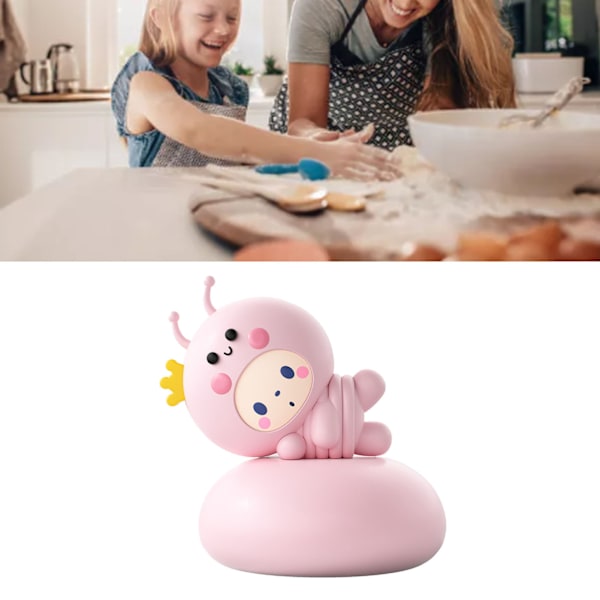 Nedräkningstimer med larm 60 minuters uppdragstimer kök Timers StudyCute Cartoon Timer för barn och vuxna Caterpillar