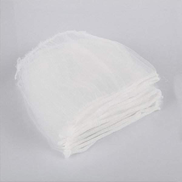 Køkkenvask Si Strainer Mesh Pose - 200 STK Engangs Mesh Vask Si Posen - Vask Net Si Filter Posen