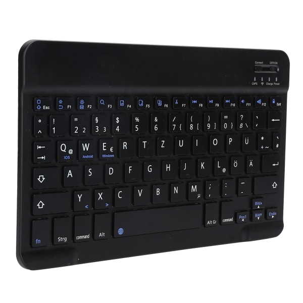 Trådløst Bluetooth-tastatur Tablet-telefon Bærbar computer og ultratyndt 10 tommer tastatur