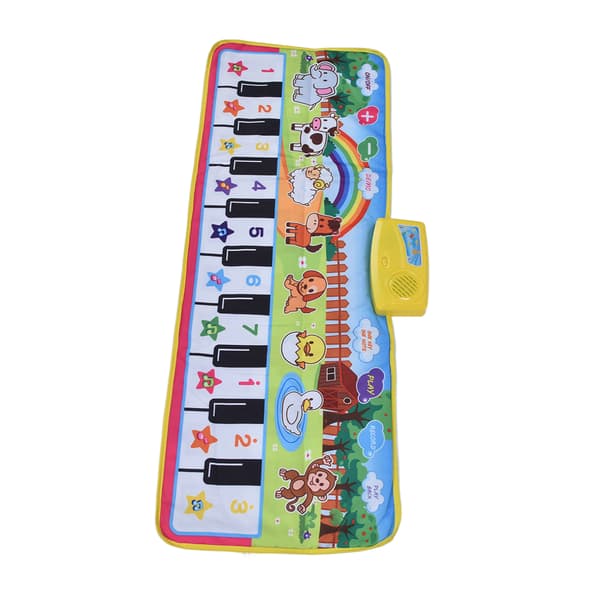 Barnas musikkmatte Interessant Sklisikker Stabil Sammenleggbar Keyboard Danseleker for barn