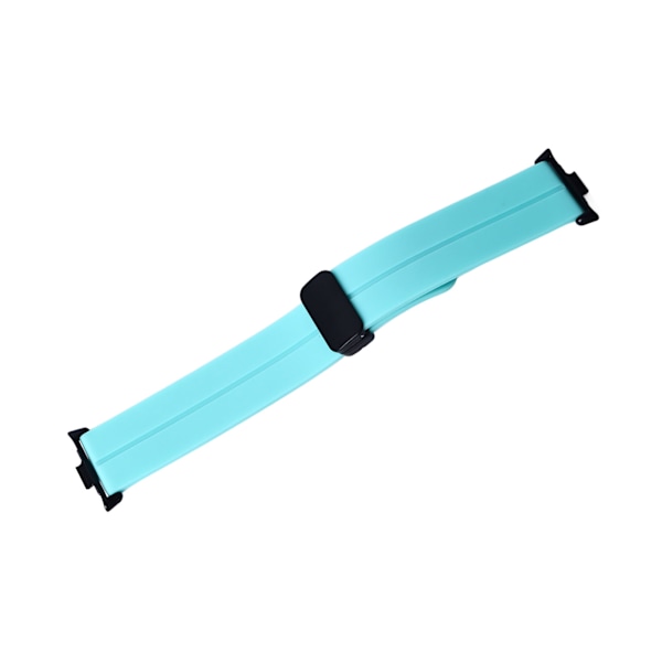 Klockarmband Klockarmband Silikon Magnetisk Fällbar Flexibel Vattentät Klockarmband för Mi Band 8 Pro Mintgrön