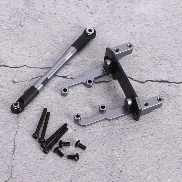 Servo Stand Mount med Styrestangsforbindelse Passer til Axial SCX10 II 90046 1/10 RC Bil