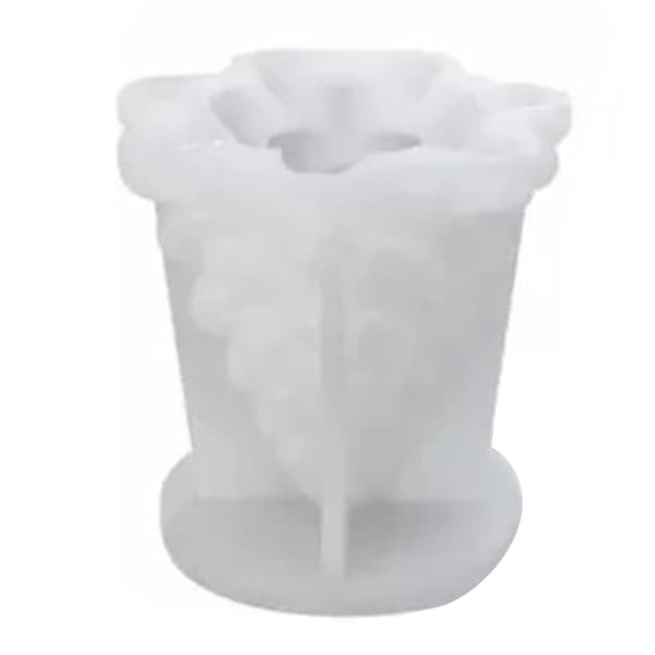 Juletre Stearinlysform Søt Form Glattere Gjenbrukbar 3D Stearinlys Silikonform for DIY Håndverk
