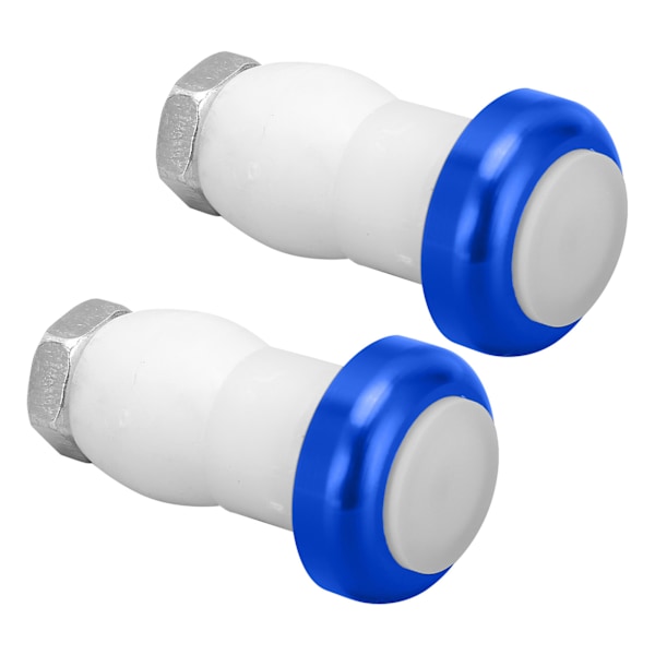2 stk sykkellys LED justerbar 20 meter synlig styre blinklys med innebygde batterier for sykkelstyre blå