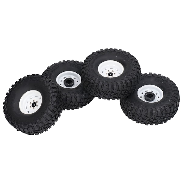 4 kpl RC-renkaat 1,9 tuuman leveys 10 reikää RC-kumiset pyörän päivitystarvikkeet SCX10 1/10 RC-autoon