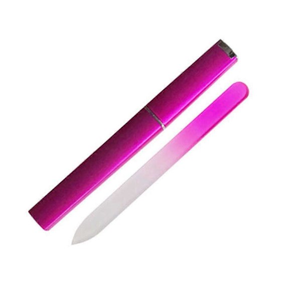 1 stk. Professionel Glas Neglefil Assorterede Farver Dobbeltsidet Transparent Gradient Manicure DIY Skønhedsværktøjer til Kvinder og Piger 1 stk.