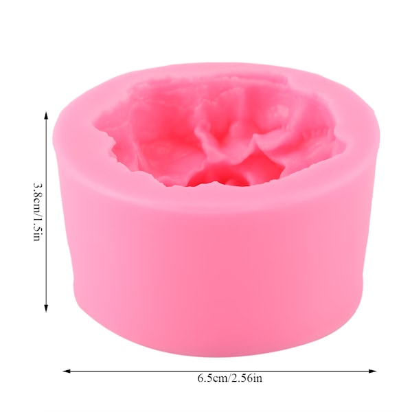 Äitienpäivän neilikka silikonimuotti Fondant-kakku Suklaa DIY-leivontamuotti