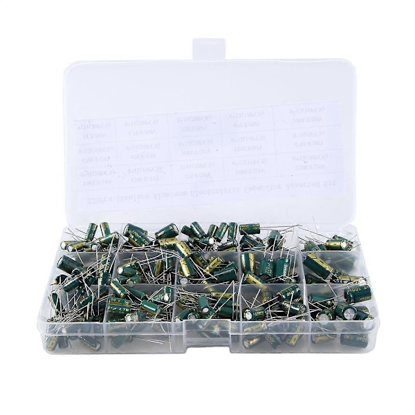 225 st Aluminium Elektrolytkondensator Högfrekvens Inline Kit