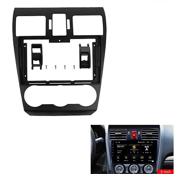 9 Tommer Radio Fascia til FORESTER Stereo Afspiller Panel Instrumentbræt Monteringssæt