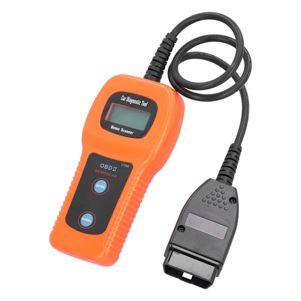 OBDII-motorfelkodsläsare LCD-display Professionellt diagnostiskt verktyg för bilar lastbilar